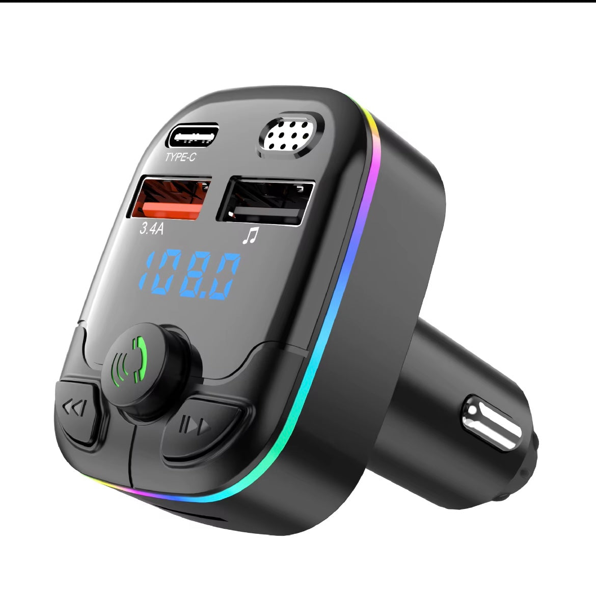 Car mp3 Bluetooth 12/24v call answering charger