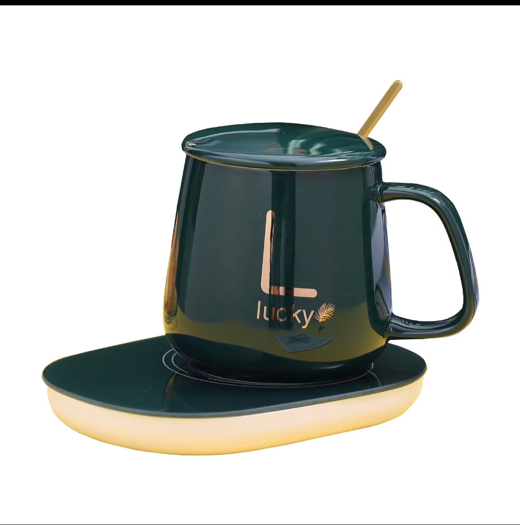 USB Constant Temperature Mug Set, Available In Green , Pink , White & Red