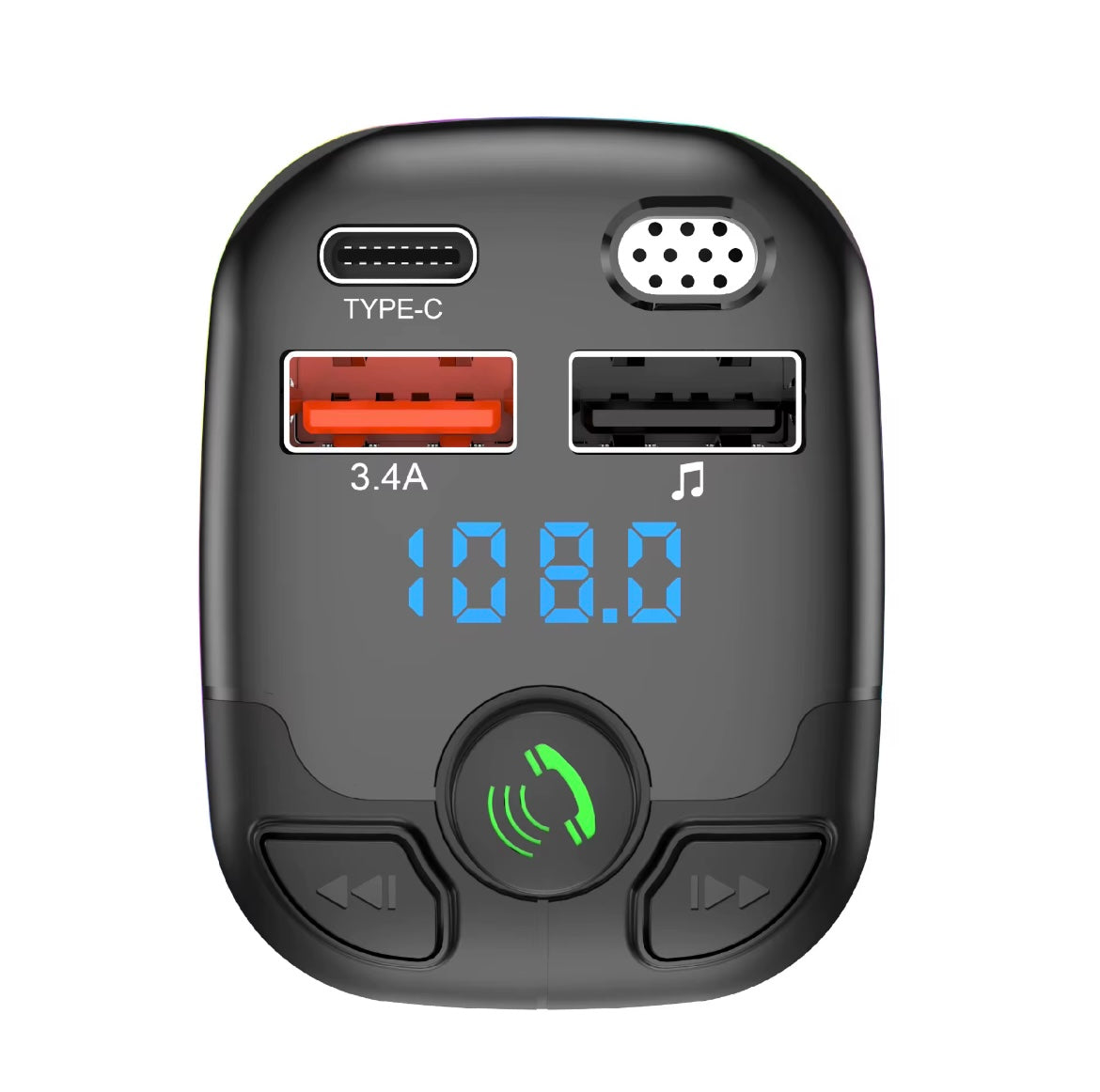 Car mp3 Bluetooth 12/24v call answering charger